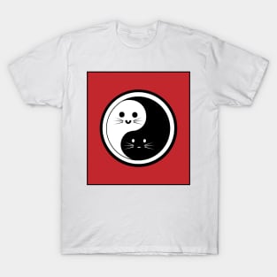 Yin Yang Cats T-Shirt